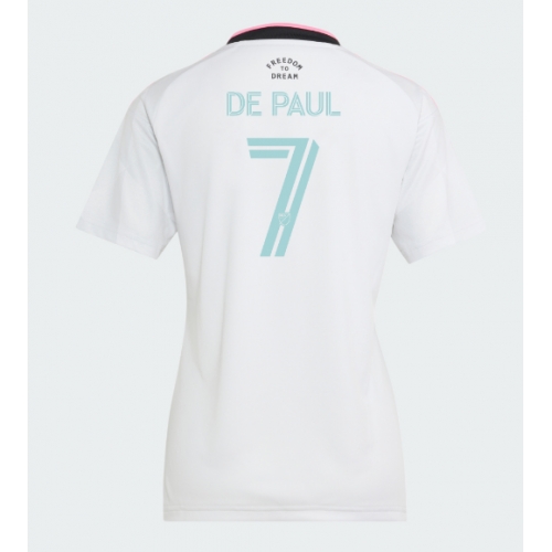Inter Miami Rodrigo De Paul #7 Maglia Gara Terza Repliche 2026-27 Donna Maniche Corte Inter Miami Rodrigo De Paul #7 Maglia Gara Terza Repliche 2026-27 Donna Maniche Corte